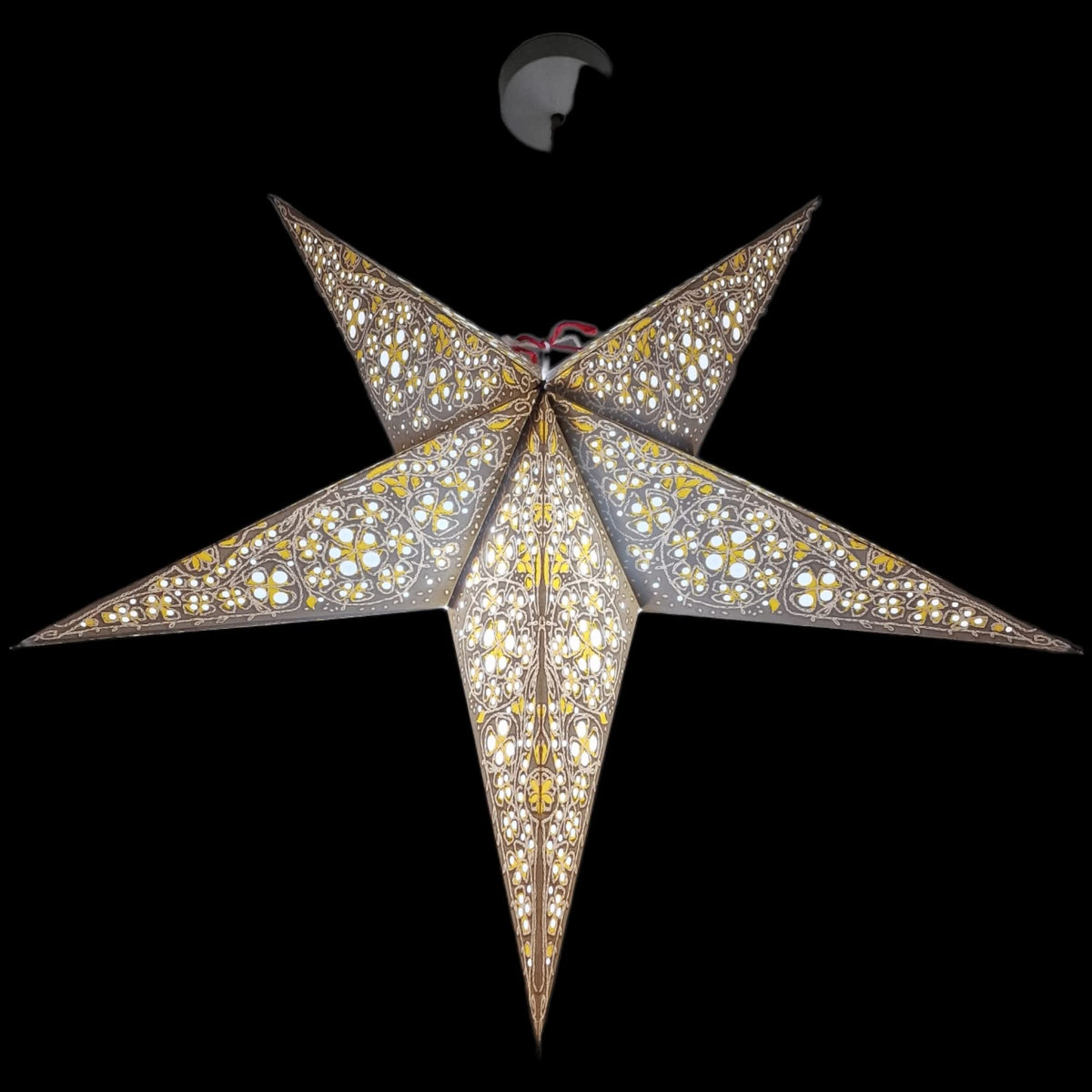 Yepsio Paper Star Lantern Lampshade, 60 cm, Hanging Decorations for Christmas, Wedding, Home, Party (Galaxy 009)