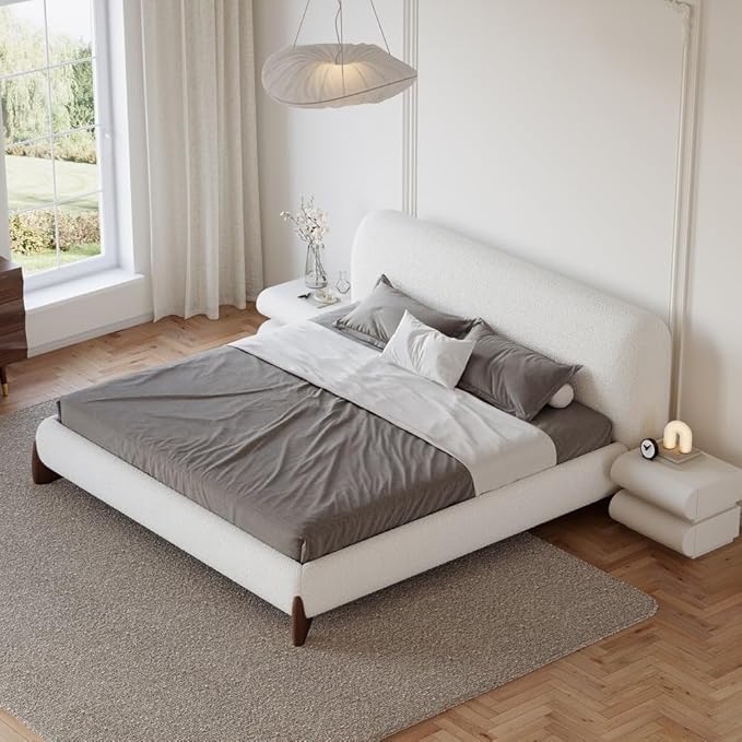 homary Queen Size Upholstered Bed