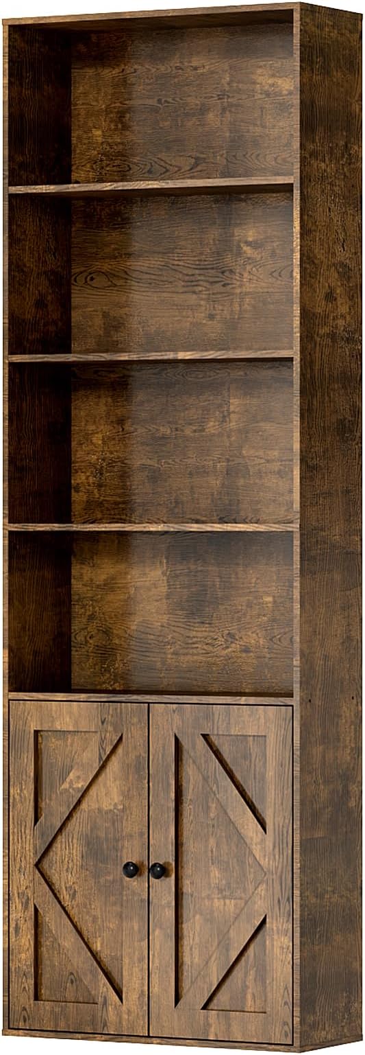 Bookshelf, 6-Tier Floor Bookcase