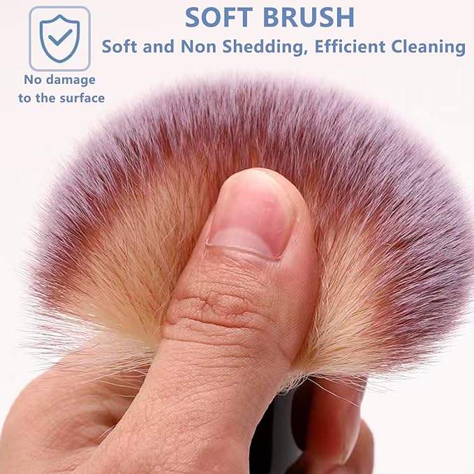 3 Pack Microfiber Duster, Small Dust Brushes, Feather Duster, Soft Fibers