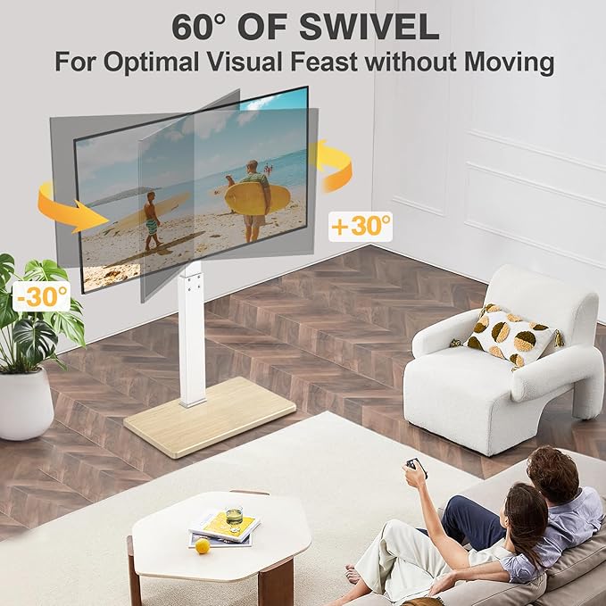 TV Floor Stand for 32-75 Inch Plasma LCD LED OLED Flat Panel or Curved Screen