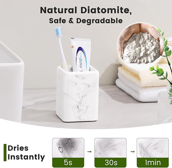 Luxspire Toothbrush Holders, Fast Drying Toothbrush Holders