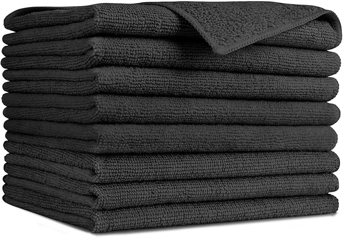 AIDEA Microfiber Cleaning Cloth-8PK, Soft Microfiber Towels