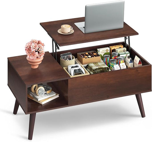 WLIVE Coffee Table for Living Room, Lift Top Coffee Table