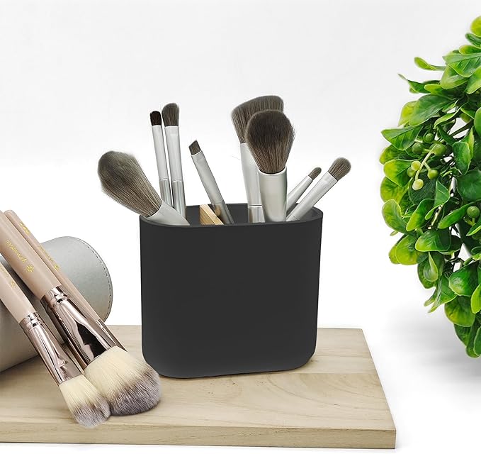 Toothbrush Holder with Bamboo Divider, Detachable