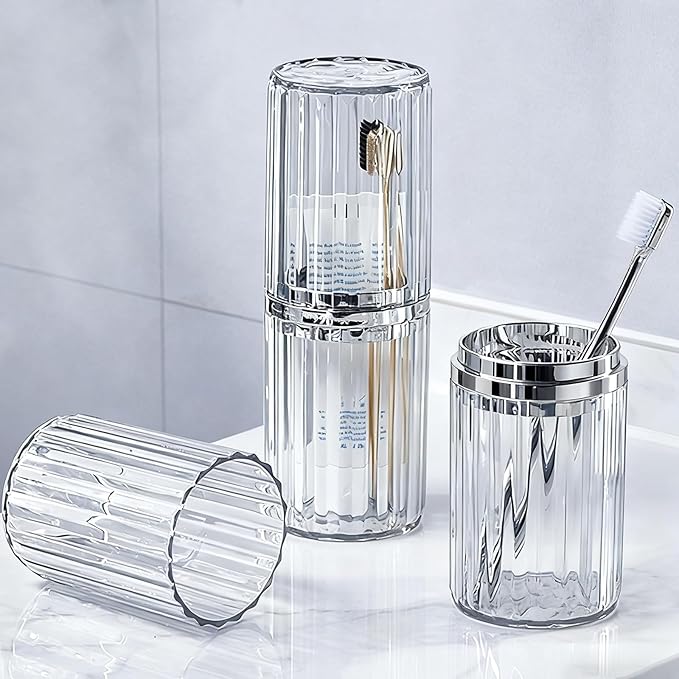 Toothbrush Travel Case Portable Travel Toothbrush Holder, Large Travel