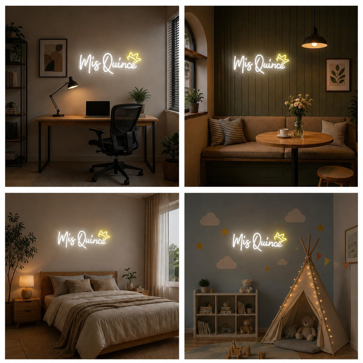 Mis Quince Neon Sign, USB Pink Neon Lights for Wall Decor LED Night Light Signs Birthday Party Bedroom Living Room Christmas Business Decorations Girl Boy Gift