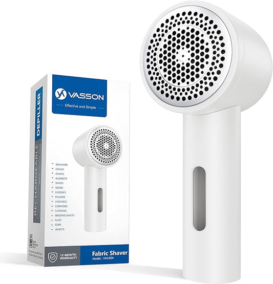 VASSON Fabric Shaver, Electric Lint Remover Rechargeable, Lint Shaver, Sweater