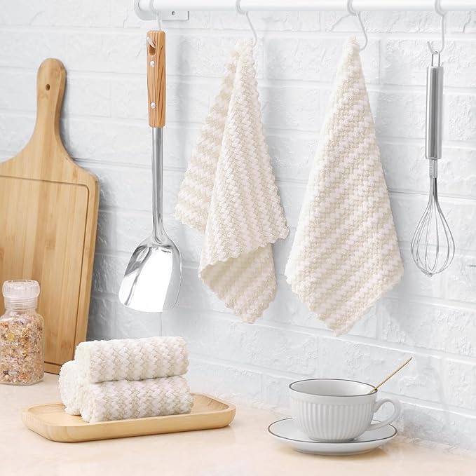 Homaxy 18 Pack Kitchen Dish Cloths, Ultra Soft and Absorbent Dish Towels