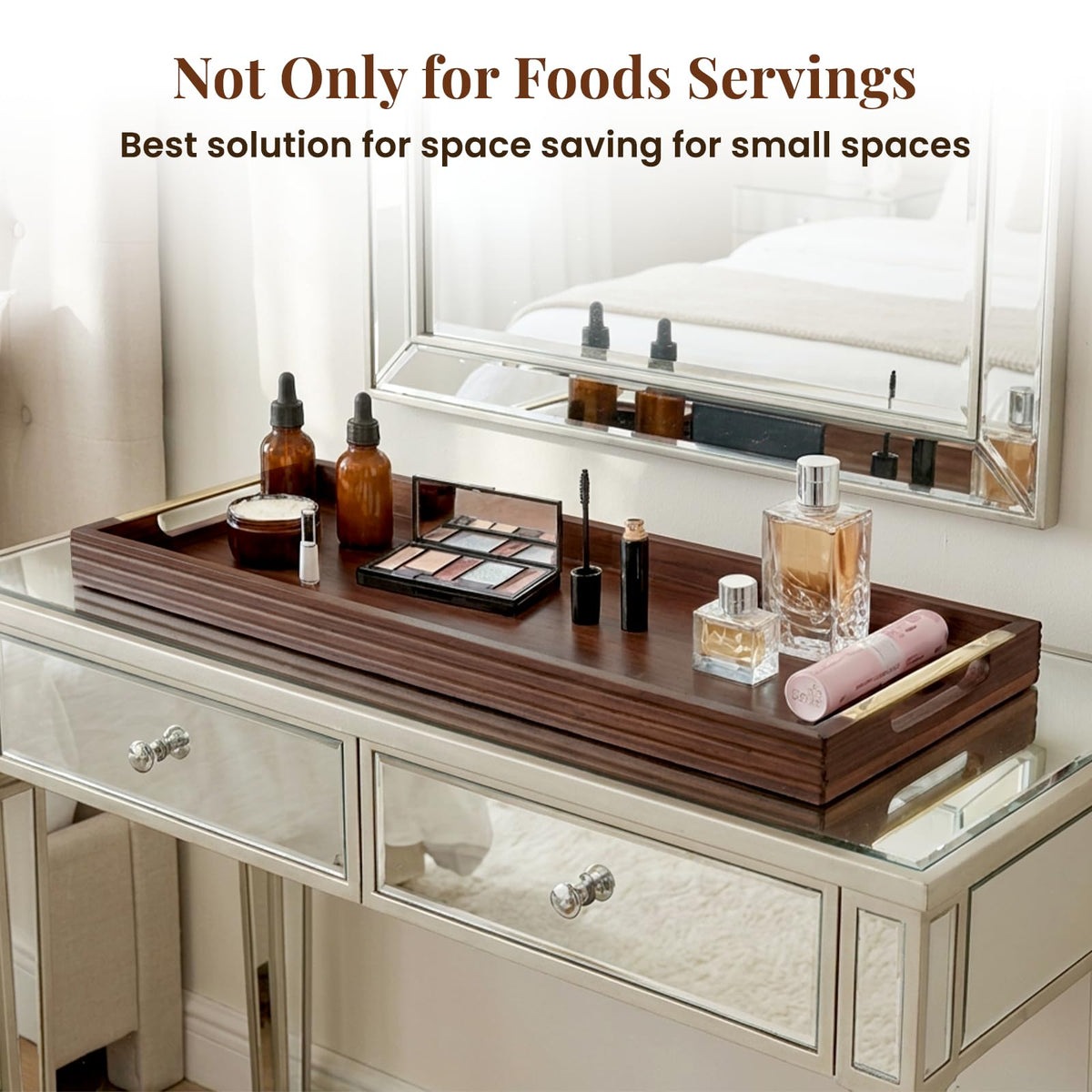 36" Acacia Wooden Charcuterie Board with Handles, Extra Long Cheese & Serving Tray for Party Appetizers, Bread, Meat & Fruit Display, Natural Wood Kitchen Platter for Entertaining