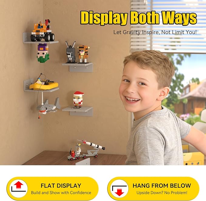 BlissBox 12-Pack Floating Display Shelves