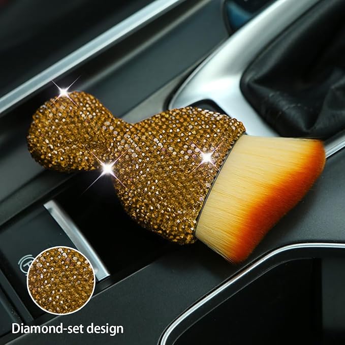 zipelo Auto Interior Dust Brush, Car Detailing Cleaning Brush