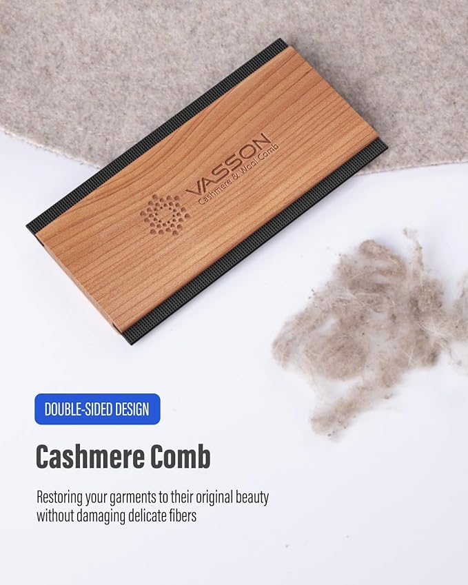 Cashmere Comb for Sweaters, Sweater Comb for Removing Pills and Fuzz, Gentle on