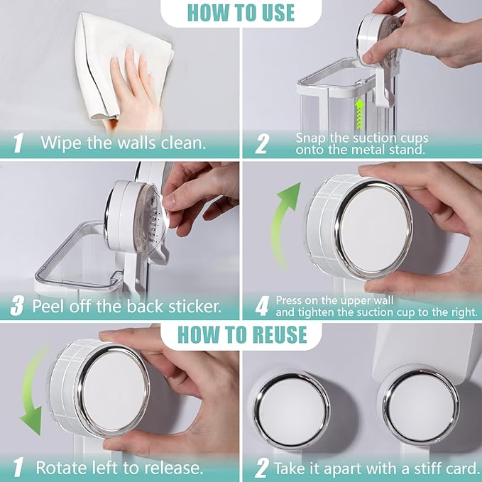 Toothbrush Holders Wall Mounted