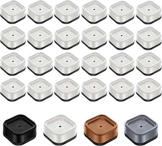 shouwuhho 24 Pack Furniture Risers Adjustable Bed Risers Heavy Duty Lifts
