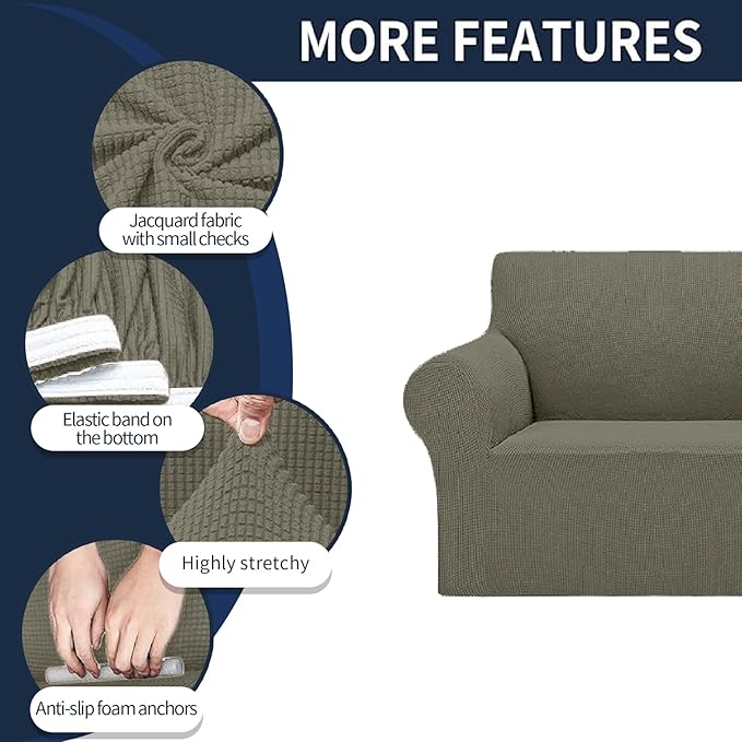 Cupuamon 2026 New Stretch Loveseat Sofa Slipcovers Couch Cover