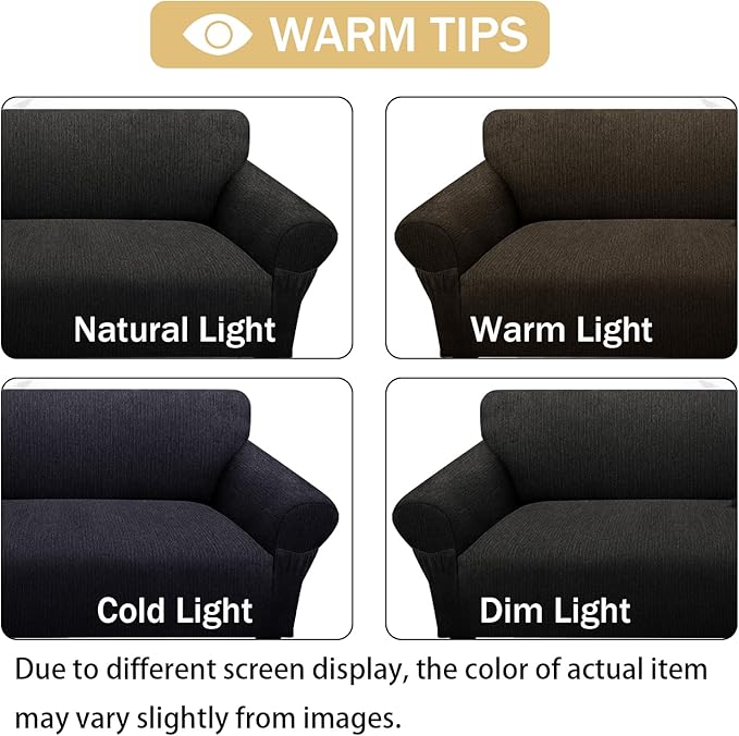Loveseat Slipcover with 2 Pillow Cover