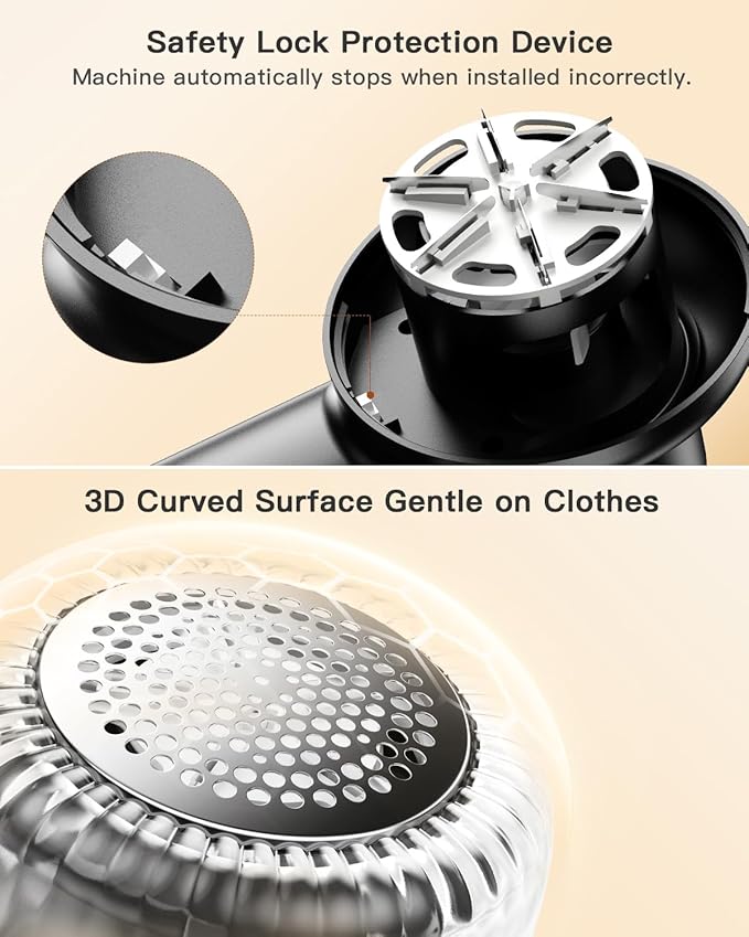 coldSky Rechargeable Fabric Shaver, Lint Shaver
