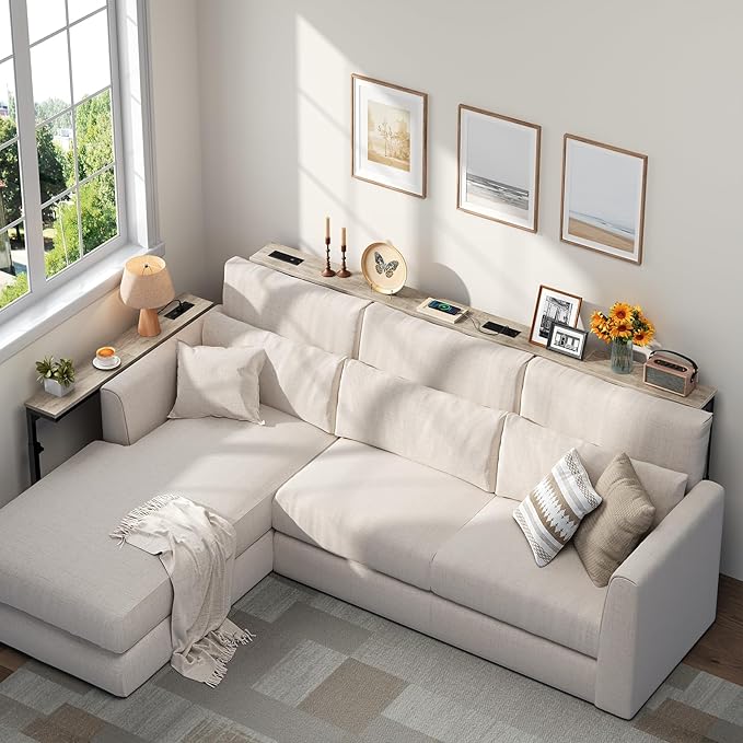 HOOBRO Narrow Console Table Set of 2
