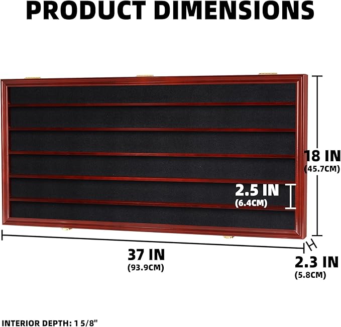 DisplayGifts Block Toy Minifigures Miniatures Display Case Frame Wall Cabinet