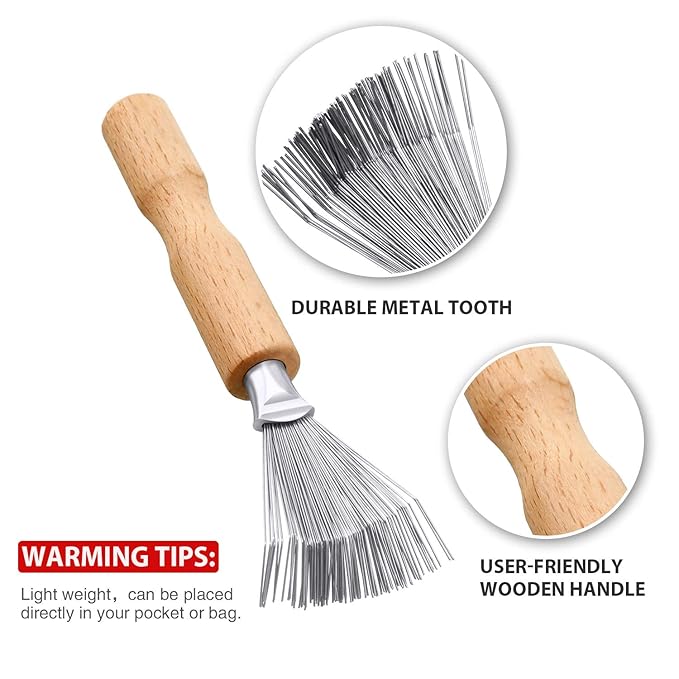 2 Pieces Hair Brush Cleaning Tools