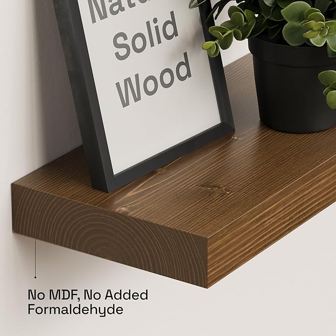 BAOBAB WORKSHOP Solid Wood Floating Shelves