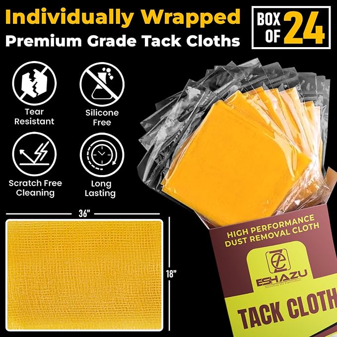 Eshazu Premium Tack Cloth – Professional Grade Dust and Particle Remover