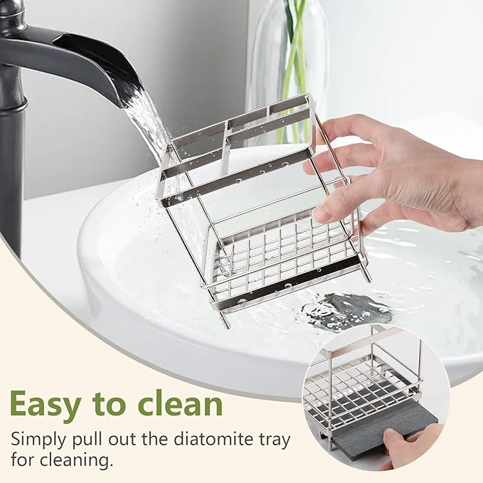 Stainless Steel Toothbrush Holders