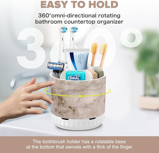 Marble Toothbrush Holders