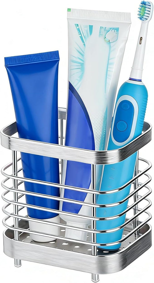 MYITYARD Toothbrush Holder for Bathroom, Stainless Steel Ventilated Electric