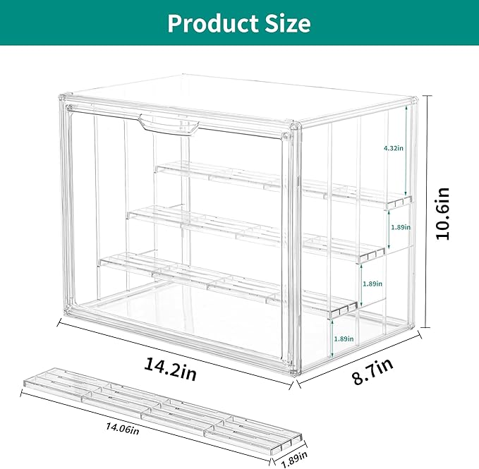 Attelite Acrylic Display Case Compatible