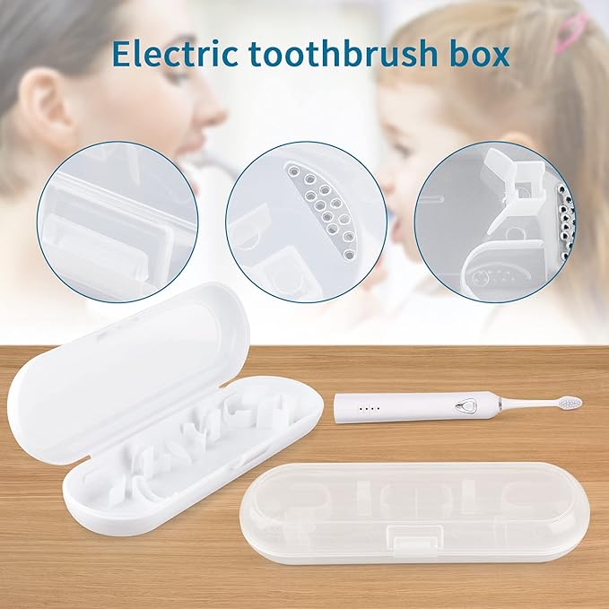 Fowecelt 2 Pack Electric Toothbrush Travel Case