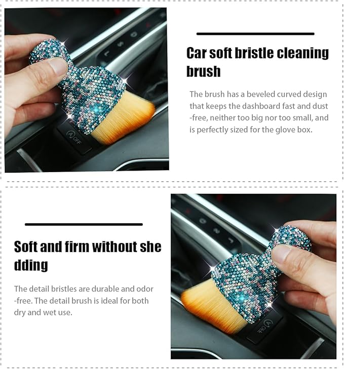 zipelo Auto Interior Dust Brush, Car Detailing Cleaning Brush