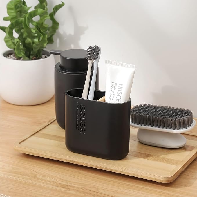 Toothbrush Holders Bamboo Electric Toothbrush Holder Bathroom Storage Organizer