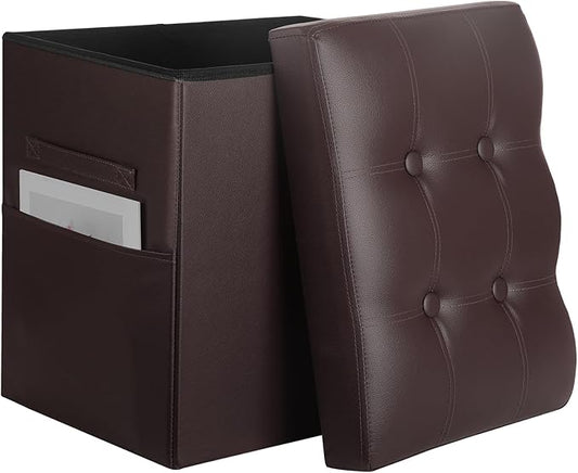 Storage Ottoman, Slim Tall Foot Stool