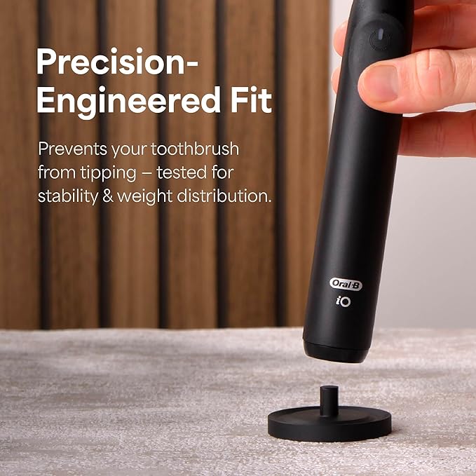 Black Oral-B Compatible Electric Toothbrush Holder