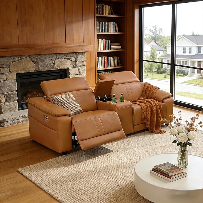 Power Recliner Sofa Set, Reclining Sectional Sofa Couch