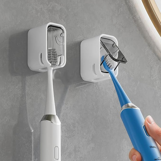 Toothbrush Holders for Bathroom【Innovation Single Slot Design】 2PCS Toothbrush