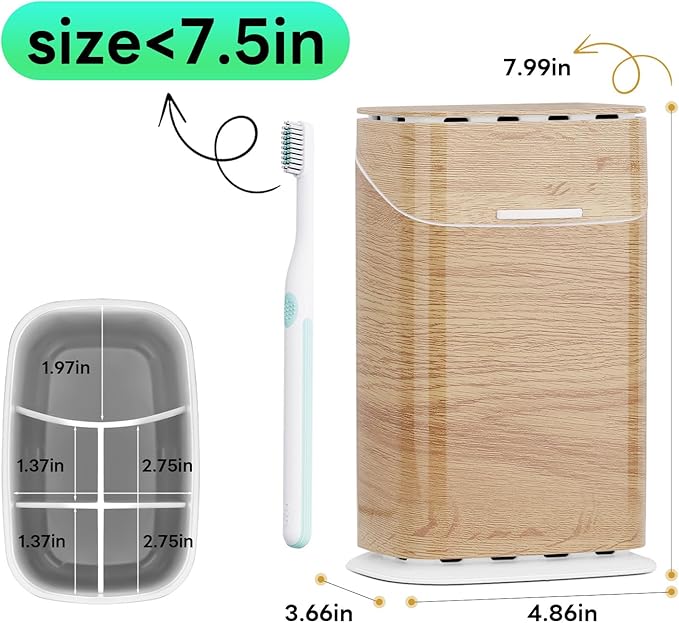 Toothbrush Holders with Cover