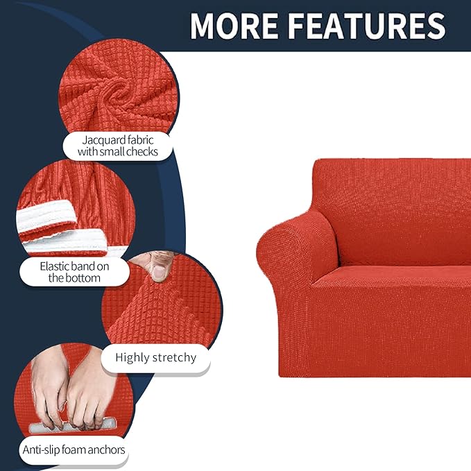 Cupuamon 2026 New Stretch Loveseat Sofa Slipcovers Couch Cover