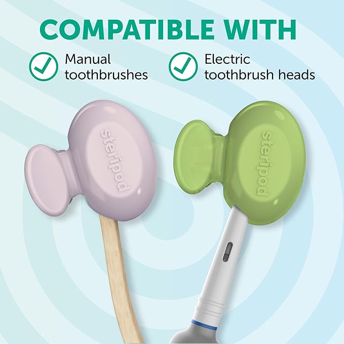 Steripod Clip-on Toothbrush Protector