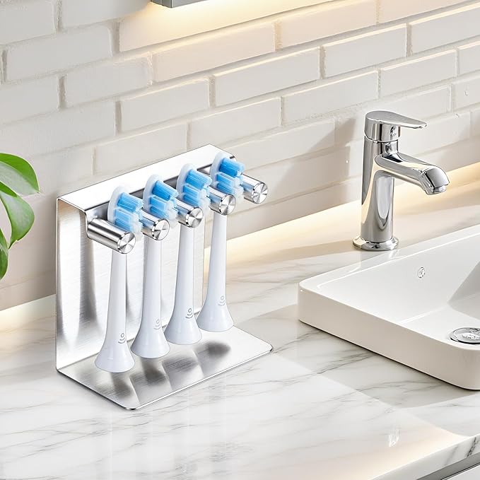 Electric Toothbrush Head Holder, Electric Tooth Brush Holder Desktop or Adhesive