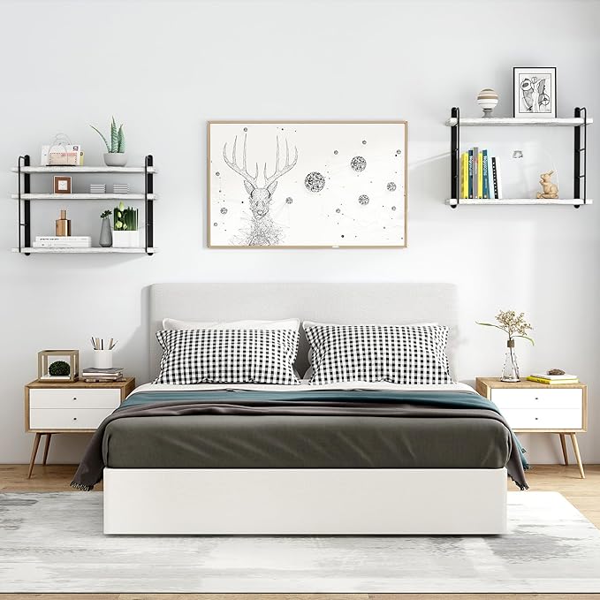 MXCSE Wall Shelves, Wall Mounted Bookshelves, DIY Floating Shelves
