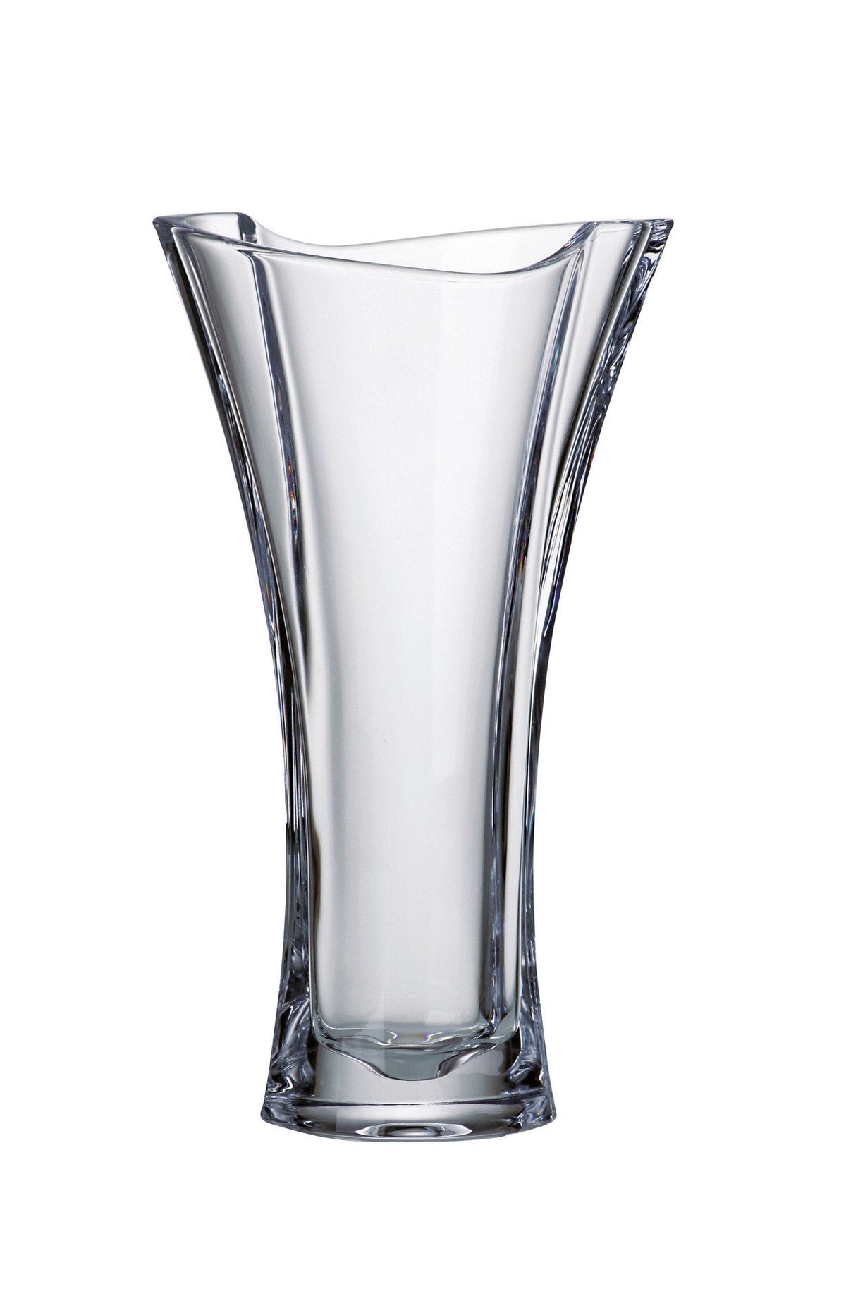 Barski - European Glass -Crystalline - Vase - 12" Height - Made in Europe
