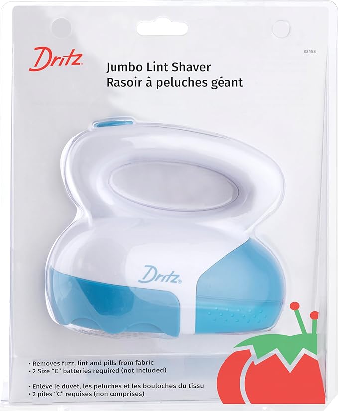 Dritz Clothing Care 82458 Jumbo Lint Shaver