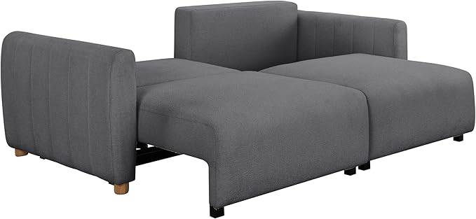 Serta Galway 91.7" Convertible Sleeper Sofa, Queen Size, Wall-Hugging