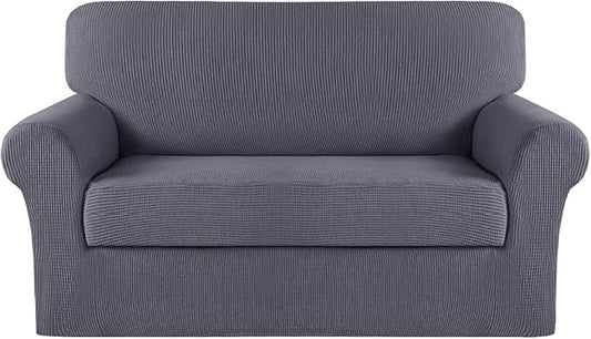 Turquoize Stretch Sofa Slipcover 2 Pieces Sofa Cover Couch Cover