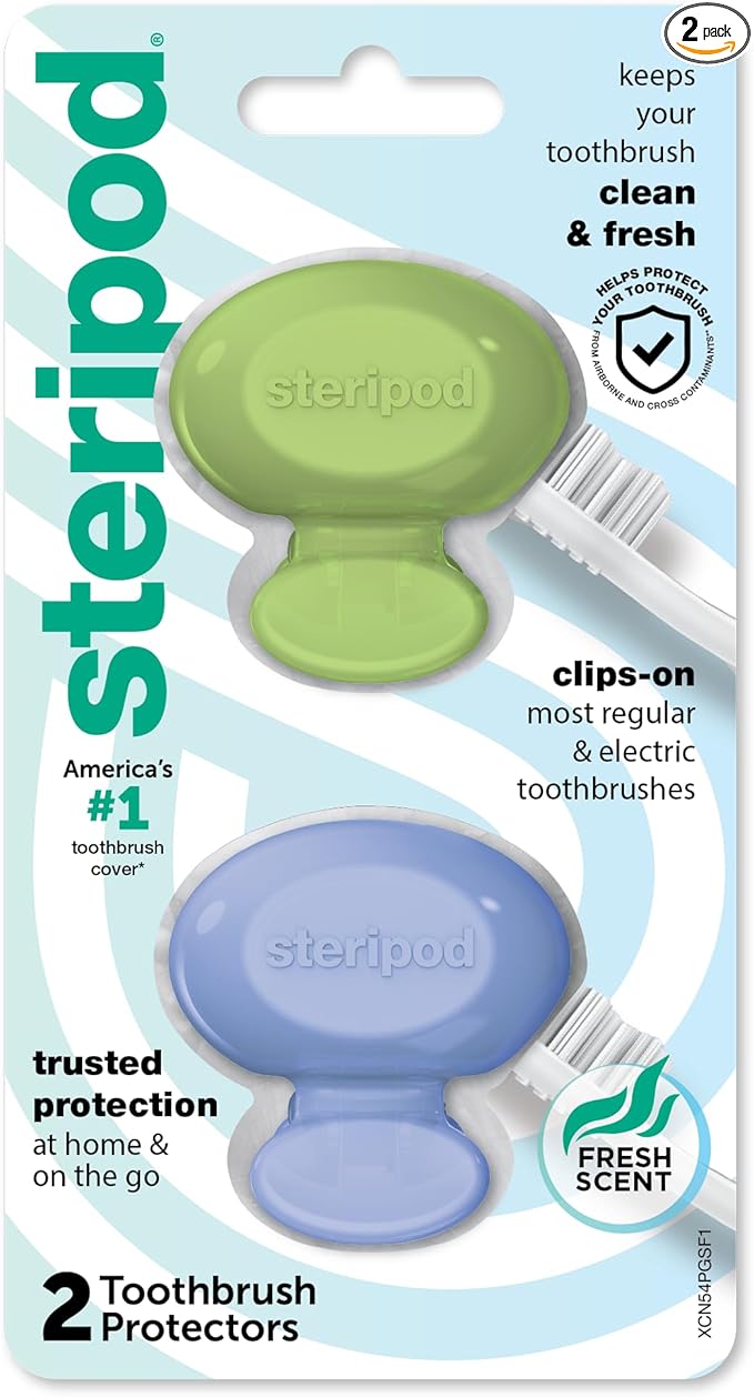 Steripod Clip-On Toothbrush Protector
