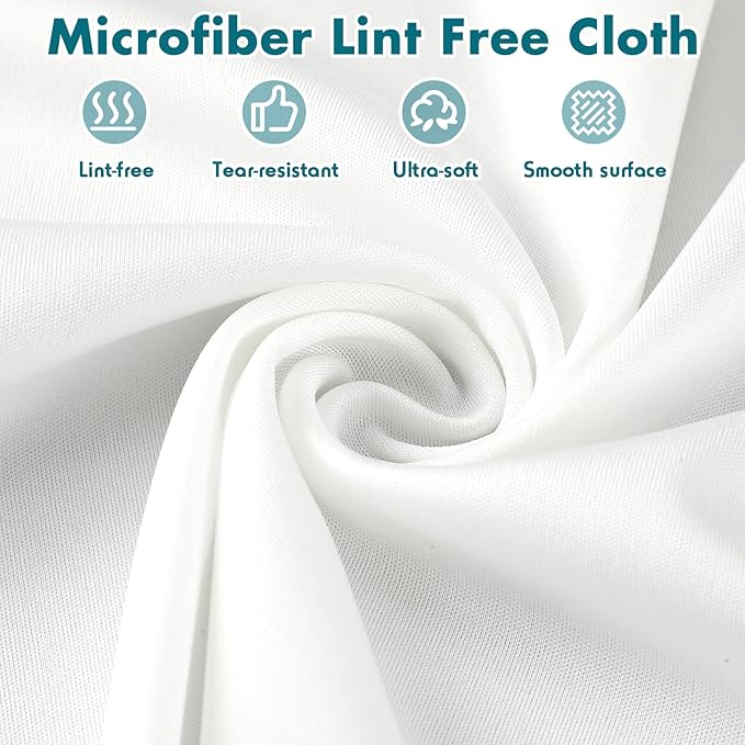 Cleanroom Cloth Wipes 4"x4" Microfiber Lint Free Cloth Disposable Clean Cloths