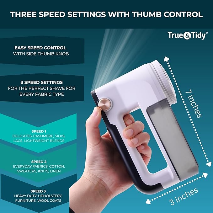 True & Tidy XL Rechargeable Fabric Shaver
